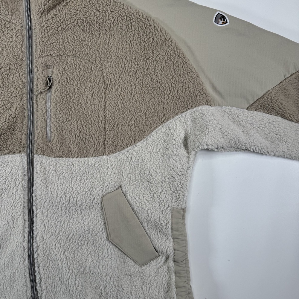 KUHL Elixir High Pile Stretch Fleece Jacket‎ Womens Small Ivory Soft Never Worn - Picture 5 of 15